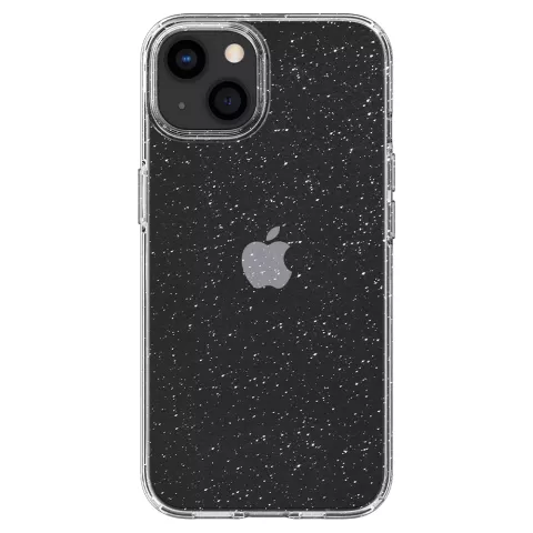 Spigen Liquid Crystal Glitter TPU mit Air Cushion H&uuml;lle Kompatibel mit iPhone 13 - transparent