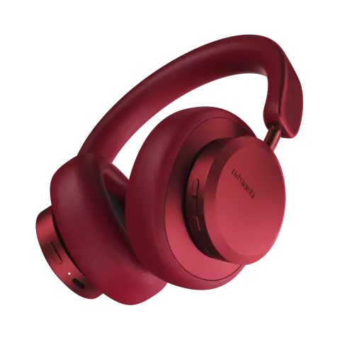 Urbanista Miami Midnight Over-Ear-Bluetooth-Kopfh&ouml;rer mit aktiver Ger&auml;uschunterdr&uuml;ckung - Rubinrot