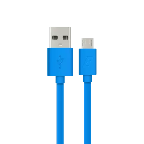 Energizer Micro-USB USB-A Kabel Flat Charge Sync 1,2m - Blau