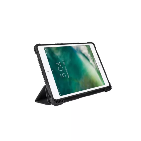 Xqisit Millitary II TPU H&uuml;lle F&uuml;r iPad Air 4 10.9 2020 &amp; iPad Air 5 2022 &amp; iPad Pro 11 (2018) - Schwarz