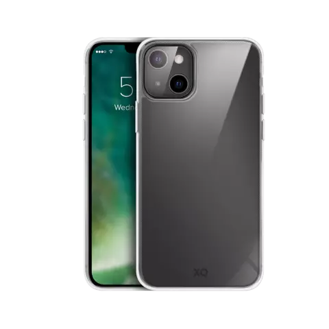 Xqisit Phantom Glass Anti Bac TPU und Hartglas H&uuml;lle Kompatibel mit iPhone 13 mini - Transparent