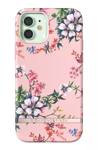 Richmond &amp; Finch Pink Blooms Floral H&uuml;lle f&uuml;r iPhone 12 und iPhone 12 Pro - Pink