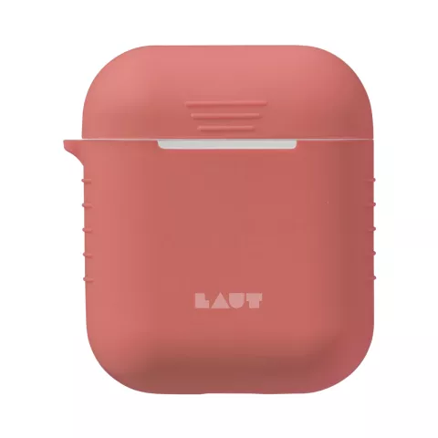 Laut POD Slim Silikon-PC- und Gummih&uuml;lle Kompatibel mit AirPods 1 und 2 - Pink