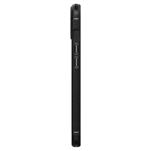 Spigen Rugged Armor TPU mit Air Cushion Carbonfaser-H&uuml;lle Kompatibel mit iPhone 13 - Schwarz