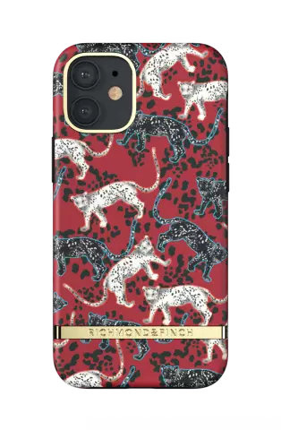 Richmond &amp; Finch Samba Red Leopard Leopard H&uuml;lle F&uuml;r iPhone 12 Mini - Rot