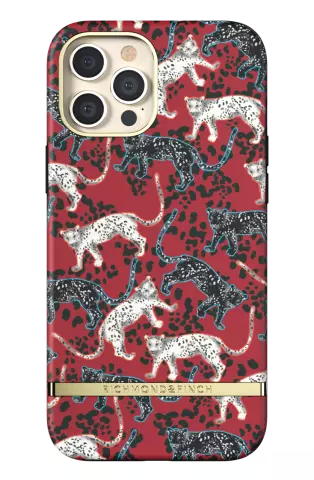 Richmond &amp; Finch Samba Red Leopard Leopard H&uuml;lle f&uuml;r iPhone 12 Pro Max - Rot