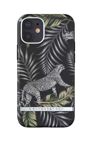 Richmond &amp; Finch Silver Jungle the Jungle H&uuml;lle f&uuml;r iPhone 12 mini - silber