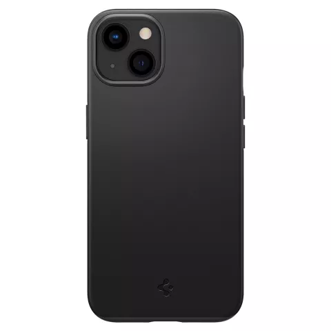 Spigen Thin Fit d&uuml;nne Polycarbonat-H&uuml;lle Kompatibel mit iPhone 13 - Schwarz