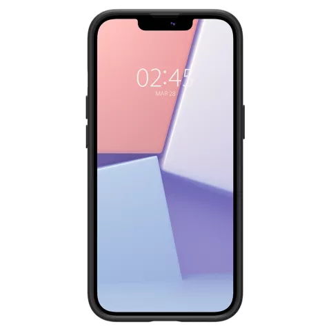 Spigen Thin Fit d&uuml;nne Polycarbonat-H&uuml;lle Kompatibel mit iPhone 13 - Schwarz