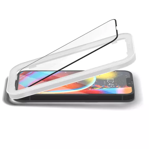 Spigen tR Align Master FC (2er-Pack) + Rahmen-Displayschutzfolie Kompatibel mit iPhone 13 und iPhone 13 Pro - Schwarz