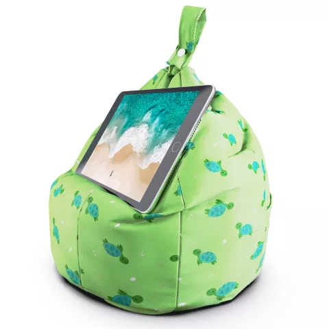 Planet Buddies Turtle Tablet Kissenst&auml;nder Sitzsack iPad Halter - Gr&uuml;n