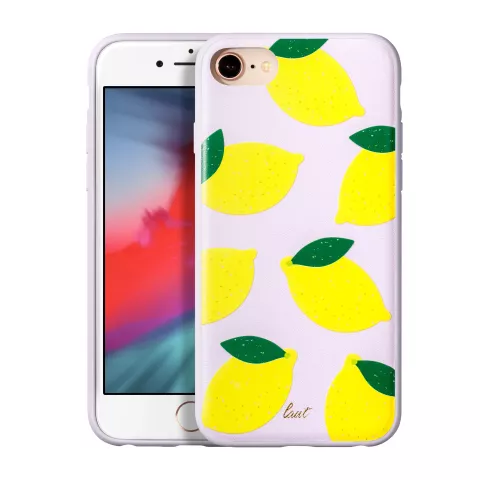 Laut Tutti Frutti Lemon PU und TPU Limes H&uuml;lle f&uuml;r iPhone 6 6s 7 8 und SE 2020 SE 2022 - Bunt