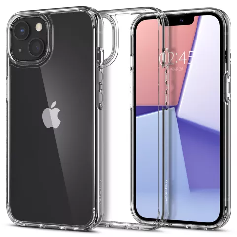 Spigen Ultra Hybrid PU und TPU Air Cushion H&uuml;lle f&uuml;r iPhone 13 - Transparent