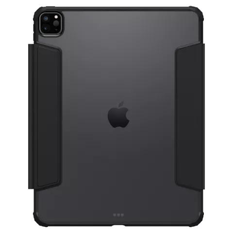 Spigen Ultra Hybrid Pro Kunstlederh&uuml;lle Kompatibel mit iPad Pro 12.9 (2021 2022) - Schwarz