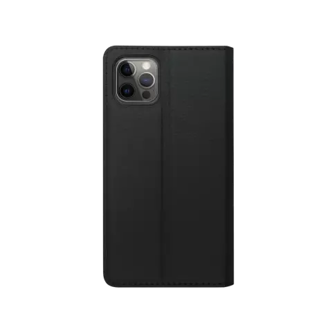 Xqisit Eco Wallet Selection Anti Bac biologisch abbaubare H&uuml;lle Kompatibel mit iPhone 12 Pro Max - Schwarz