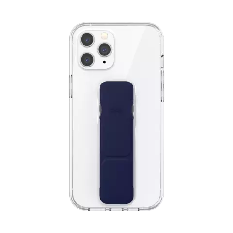 CLCKR Gripcase Clear PU und TPU H&uuml;lle f&uuml;r iPhone 12 Pro Max - blau