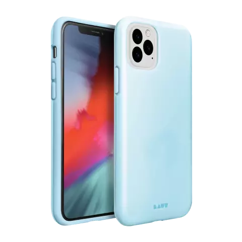 Laut Huex Pastel TPU H&uuml;lle Kompatibel mit iPhone 11 Pro - Blau