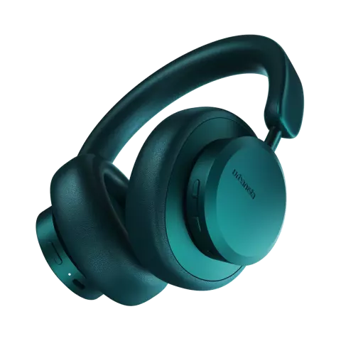 Urbanista Miami Midnight Over-Ear-Bluetooth-Kopfh&ouml;rer mit aktiver Ger&auml;uschunterdr&uuml;ckung - Blaugr&uuml;n