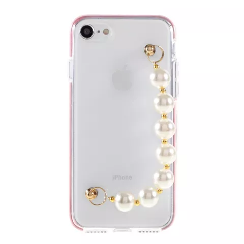 Pearls TPU H&uuml;lle f&uuml;r iPhone 7, 8, SE 2020 und SE 2022 - transparent