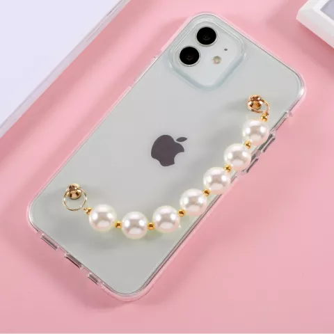 Pearls TPU H&uuml;lle f&uuml;r iPhone 12 und iPhone 12 Pro - transparent