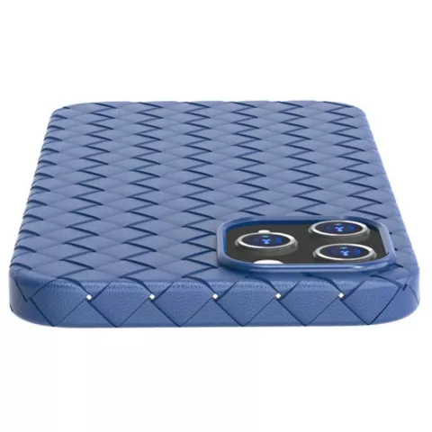 Gewebte TPU-H&uuml;lle f&uuml;r iPhone 14 Plus - blau