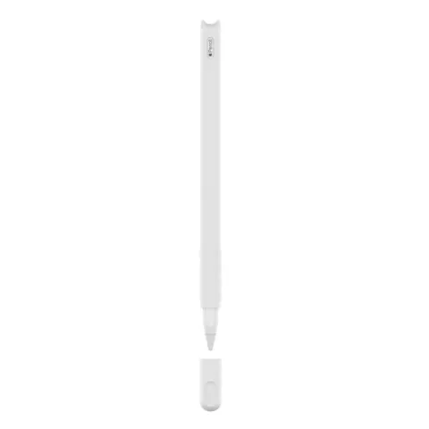 Schutzh&uuml;lle Extra Grip aus Silikon f&uuml;r Apple Pencil 2 - Weiss