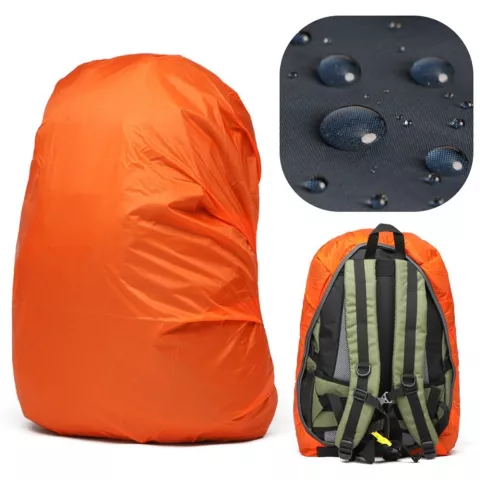 Universal-Regenschutz-Rucksacktasche wasserdicht - Orange