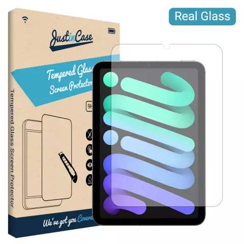 Just in Case Tempered Glass f&uuml;r iPad mini 6 - geh&auml;rtetes Glas