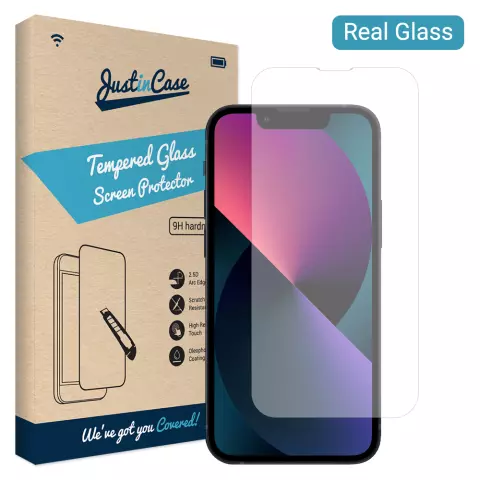 Just in Case Tempered Glass f&uuml;r iPhone 13 mini - geh&auml;rtetes Glas