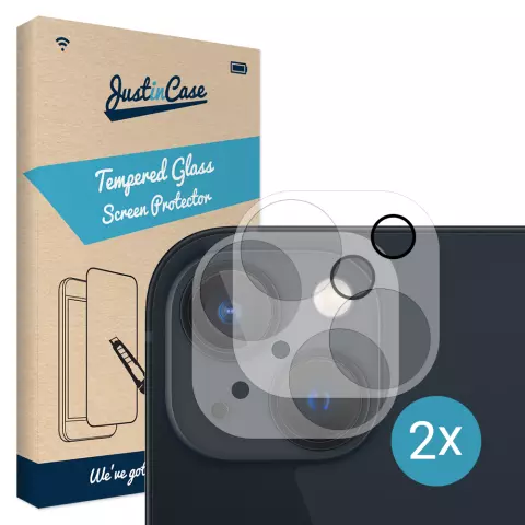 Just in Case Tempered Glass Camera Lens 2 St&uuml;ck f&uuml;r iPhone 13 mini - transparent