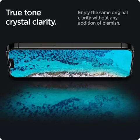 Spigen Glas tR Slim Privacy Glass Kompatibel mit iPhone 14, Kompatibel mit iPhone 13 Pro und iPhone 13 - geh&auml;rtetes Glas