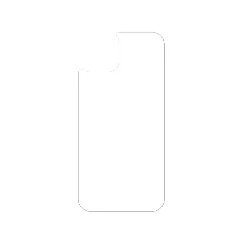 Just in Case Back Cover Tempered Glass f&uuml;r iPhone 14 - geh&auml;rtetes Glas