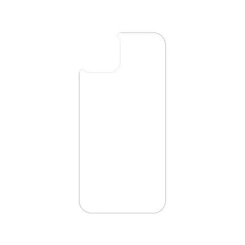 Just in Case Back Cover Tempered Glass Kompatibel mit iPhone 14 - geh&auml;rtetes Glas