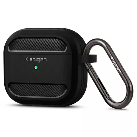 Spigen Rugged Armor Schutzh&uuml;lle Kompatibel mit AirPods 3 - Schwarz