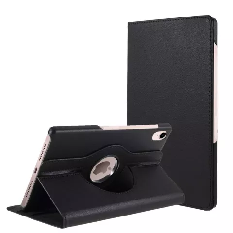 Just in Case Rotating 360 Case Cover Kompatibel mit iPad mini 6 (2021) &amp; iPad mini 7 (2024) - Schwarz