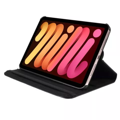 Just in Case Rotating 360 Case Cover Kompatibel mit iPad mini 6 (2021) &amp; iPad mini 7 (2024) - Schwarz