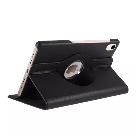 Just in Case Rotating 360 Case Cover Kompatibel mit iPad mini 6 (2021) &amp; iPad mini 7 (2024) - Schwarz