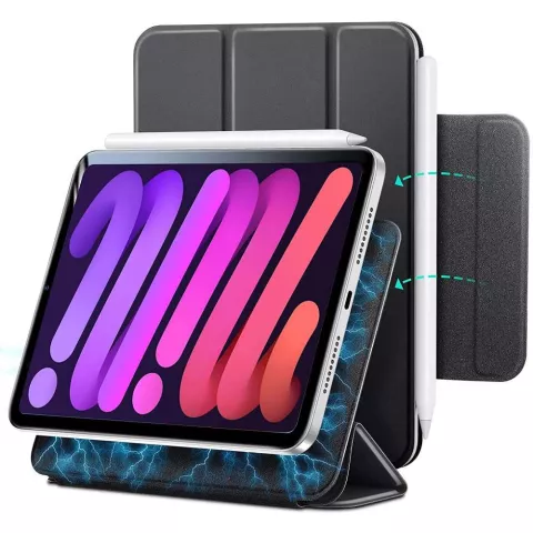ESR Rebound Magnetic Slim Case H&uuml;lle f&uuml;r iPad mini 6 - schwarz