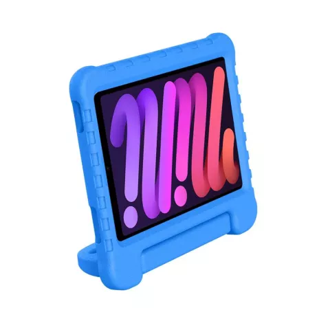Just in Case Kids Case Ultra H&uuml;lle Kompatibel mit iPad mini 6 (2021) &amp; iPad mini 7 (2024) - blau