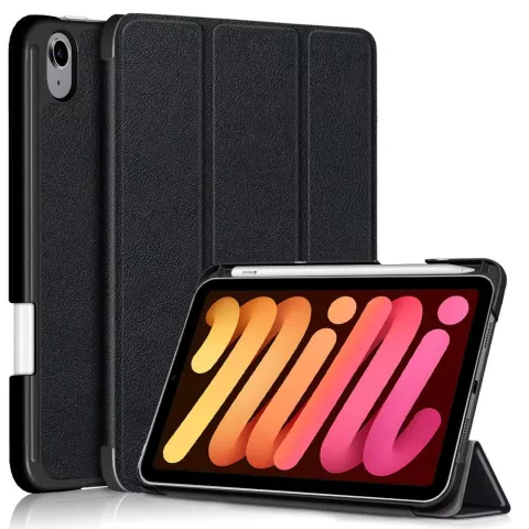 Just in Case Trifold Case With Pen Slot Cover f&uuml;r iPad mini 6 - schwarz