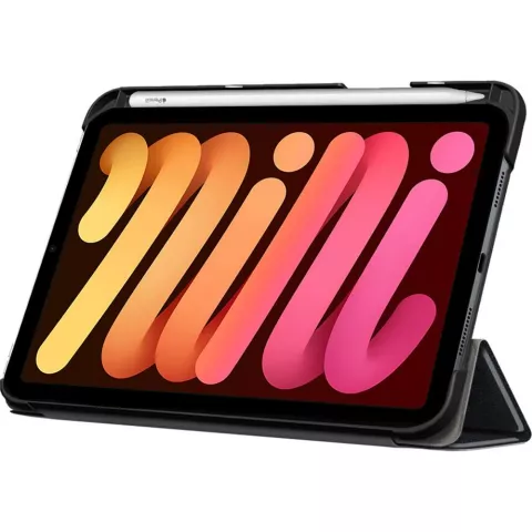 Just in Case Trifold Case With Pen Slot Cover f&uuml;r iPad mini 6 - schwarz