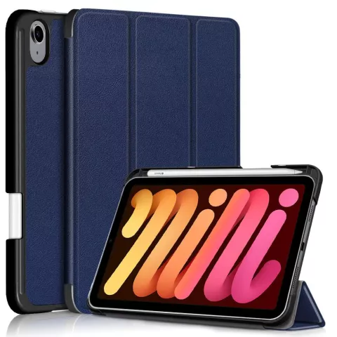 Just in Case Trifold Case With Pen Slot Cover f&uuml;r iPad mini 6 - blau