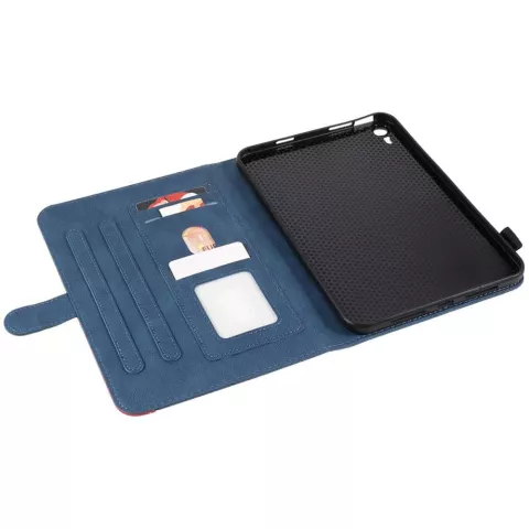 Just in Case Business Book Case Cover Kompatibel mit iPad mini 6 (2021) &amp; iPad mini 7 (2024) - blau