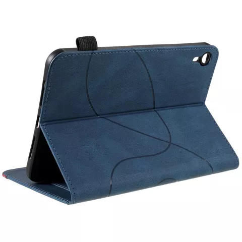 Just in Case Business Book Case Cover Kompatibel mit iPad mini 6 (2021) &amp; iPad mini 7 (2024) - blau