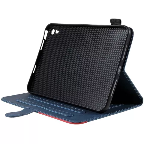Just in Case Business Book Case Cover Kompatibel mit iPad mini 6 (2021) &amp; iPad mini 7 (2024) - blau