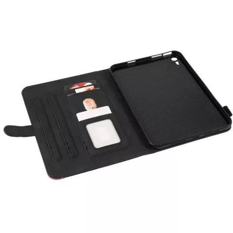 Just in Case Business Book Case Cover Kompatibel mit iPad mini 6 (2021) &amp; iPad mini 7 (2024) - Schwarz