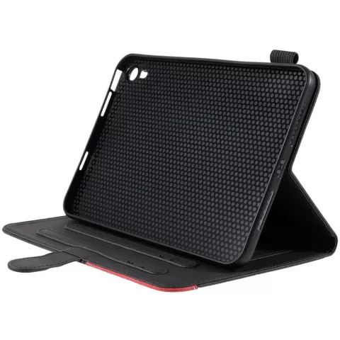 Just in Case Business Book Case Cover Kompatibel mit iPad mini 6 (2021) &amp; iPad mini 7 (2024) - Schwarz