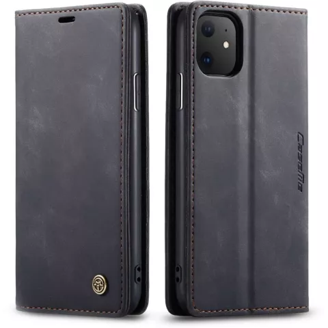 Caseme Retro Wallet Case H&uuml;lle f&uuml;r iPhone 11 - schwarz