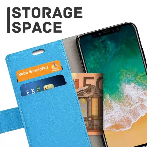 Just in Case Wallet Case Kompatibel mit iPhone 11 Pro Max - blau