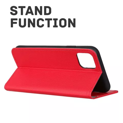 Just in Case Wallet Case Kompatibel mit iPhone 12 Pro Max - rot